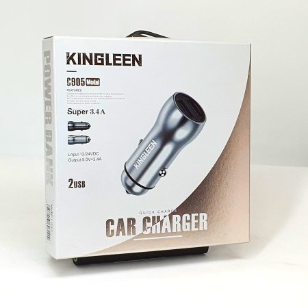 KINGLEEN C905 CAR CHARGER SUPER 3.4 A 2USB